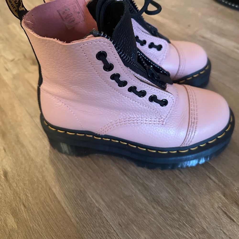 Dr. Martens Pink and Black Sinclair Boots